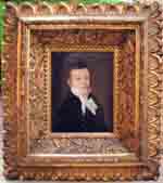 framed%20canvas%20painting%20of%20the%20Hon.%20James%20Baby
